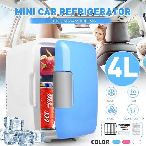 Car Freezer 4L Mini Fridge Refrigerator Dual Use 12V Cooler Heater