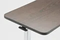 Over bed table with castors height adjustable Hospital Bed Table, Overbed Table with Hidden Wheels and Cup Holder, Adjustable Bedside Table and Rolling Bed Tray and Laptop Cart, Over Bed Hospital Table for. 