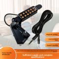 Universal Guitar Soundhole Pickup For Acoustic Guitar Pickup Volume Control Easy Install No Drill No Hum Warm Output.