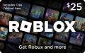 Roblox $25 Gift Card Code 2200 Robux. 