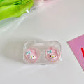 Cute contact lens case glasses case portable creative contact lens case. 