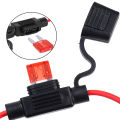 5/10pcs Car Mini Blade Adapter Fuse Holder Splash-proof for 12V Wire Cutoff Switch Socket Damp Proof Splash Proof Fuse Socket. 