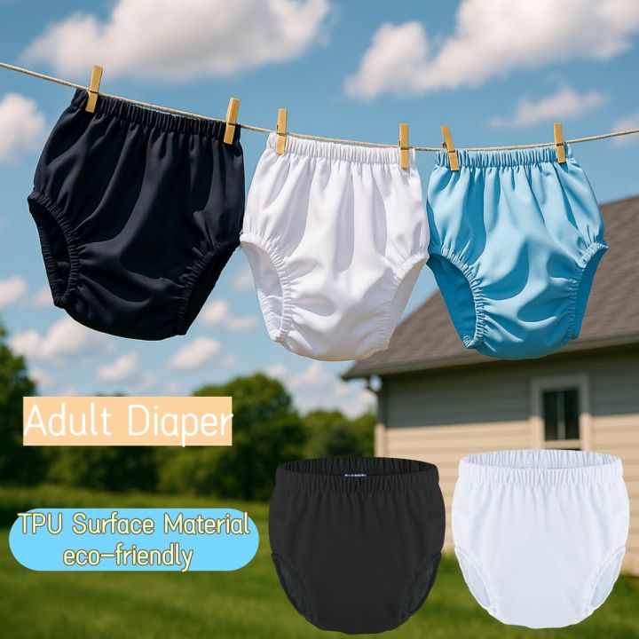 Waterproof Diaper for Adults Washable Reusable Diaper Care Pants Leak-proof Pants Swimming Pants Eldly Diaper Cover Dropshipping