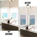 AFDB One Way Window Film, Mirror Effect Tint Glass Covering for Home Office,Reflective Heat Control Anti UV Glass Door Sticker. 