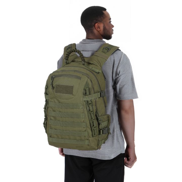 38L  Backpack Style, Large Capacity Waterproof Outdoor Rucksack with MOLLE System, Hiking Camping Travel Bug Out Bag