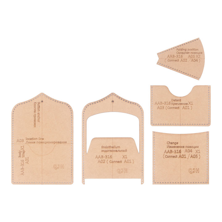 DIY%20Leather%20Wallet%20Crafting%20Template%E2%80%93%201set%20Kraft%20Paper%20Pattern%20for%20Handmade%20Card%20Holder,%20Precise%20Cutout%20Drawing%20Stencil%20Mold%20-%20Image%202