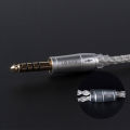KBEAR 8 Core Upgraded Silver Wired Earphone Cable 2PIN/MMCX/QDC Gaming Headphones Earbuds Headset For KZ KS1 KS2 TRI Meteor IEMs. 