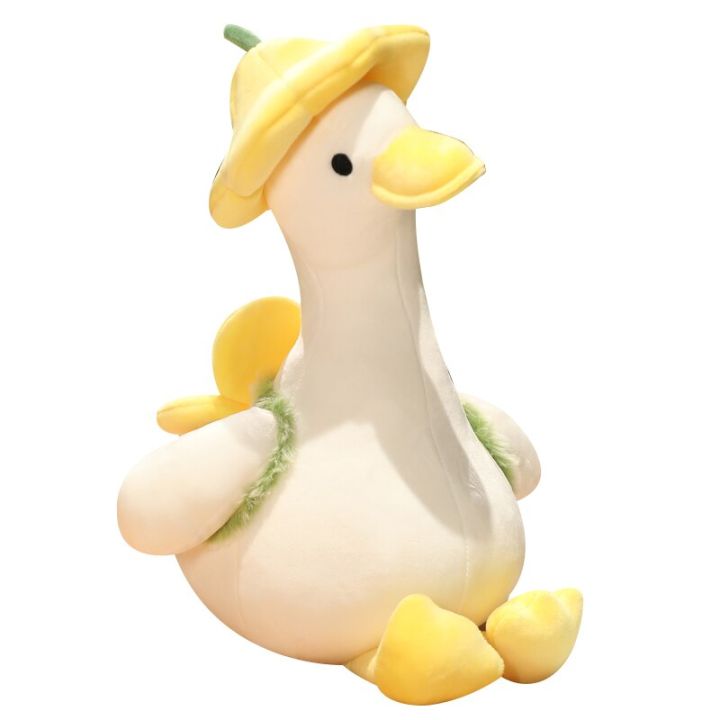 Kawaii 30cm Duck Doll Flower Duck Plush Toy Stuffed Animal Plush Toy Best Gift Plushie Toy Simulation Funny Doll