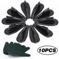 Car Roof Fin Car Spoiler Universal Tuning Roof Diffuser Shark Fins Spoiler Wing Kit Air Vortex Generator Carbon Fiber 10 PCS. 