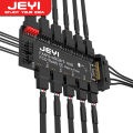 JEYI ARGB+PWM 2 in 1 FAN HUB with SATA 15Pin 5 Way Sync Fan Hub For PC Cool Fan/CPU Cool Fan/ARGB Ligh Module/SATA Power Device. 