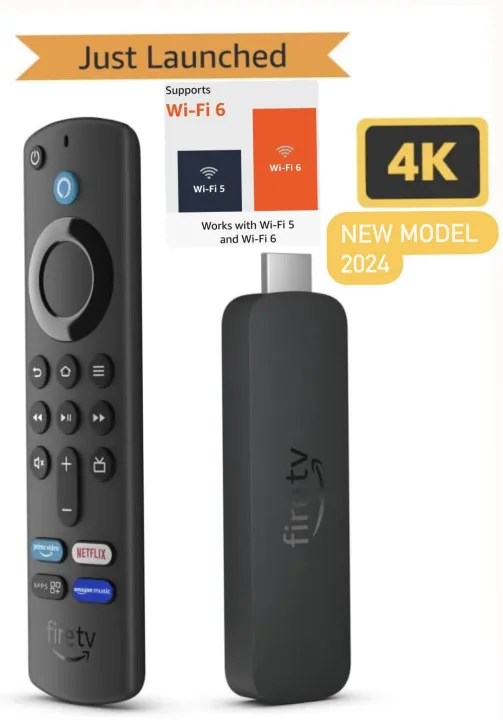 Fire TV Stick 4K 8GB Wi-Fi 6　新品、未開封 amazon アマゾン Fire TV Stick 4K ストリーミングメディア
