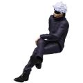 11cm Anime Jujutsu Kaisen Gojo Satoru Action Figure Anime Figure Seated Chair Noodle Stopper Model Toys Japanese Dolls. 