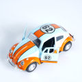 1:36 New Retro Beetle Alloy Die-Cast Classic Model Toy Car, Pull-Back, Openable Doors, Collectible Ornament, Boys' Toy, Christmas , Model Car Ornament. 