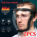 Protection Mask Splashproof Transparent Facial Protector Face FaceMask Protective Outdoor Safety Mask Head Cover Work Protection.