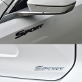 3D Chrome Metal Car Letters Logo SPORT Emblem Badge Sport Stickers Car Rear Trunk Accessories.