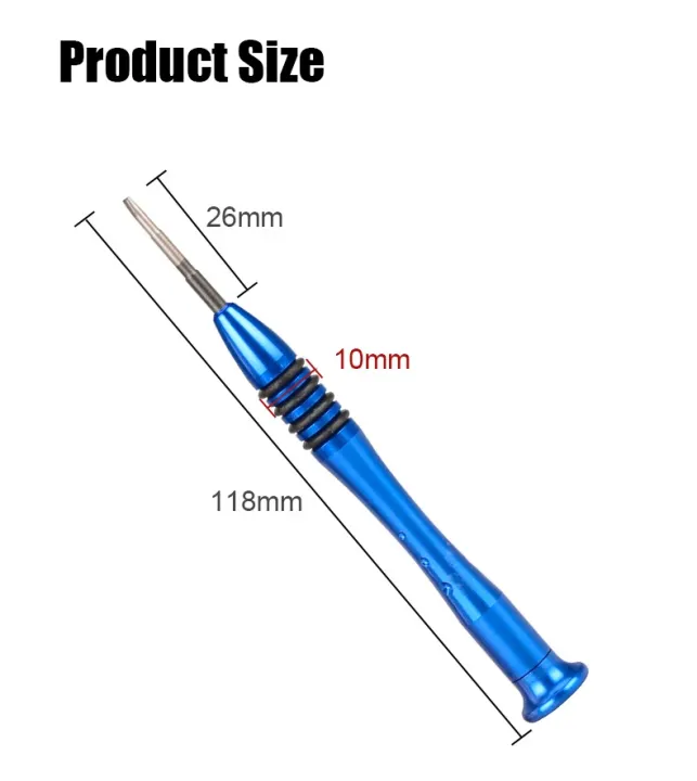 Screwdriver%201.5mm%20PH000%20Phillips%200.8mm%20P2%20Pentalobe%200.6mm%20Y000%20Tri-point%20for%20iPhone%207%208%20Plus%20X%20XS%2011%2012%2013%20Pro%20Repair%20Tools%20Kit%20-%20Image%204