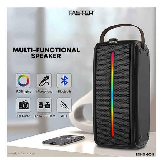 Faster Echo Go 5 Bluetooth Portable Speaker
