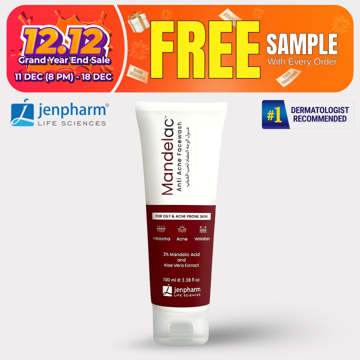 Jenpharm MandelAC Face Wash 100ml