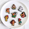 8-12pcs Disney Moana Shoe Charms Decorations Cartoon DIY Clog Sandals Shoe Accessorie Decorations Kids X-mas Gifts. 