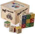 Wooden Alphabet ABC Blocks 48Pcs. 