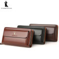 Men Clutch Bag Men's Long Purse Large Capacity Men's Wallets Cell Phone Pocket Passcard Pocket High Quality Wallet Bags For Men. 