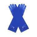 Little Girls Printed Snowflake Gloves Gloves Princess Gloves for Kids Elsa Party Wedding Formal Pageant Toddler Dress Up Gloves. 