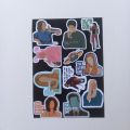 FRIENDS Mini UNCUT sticker sheets -Pack of 4 - A6 size - 15x10 cm. 
