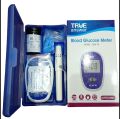 TRUE ANSWER GLUCOMETER WITH 25 STRIPS + 10 LANCETS + 10 ALCOHAL SWABS + 10 SANIPLAST + 5 FACEMASKS. 