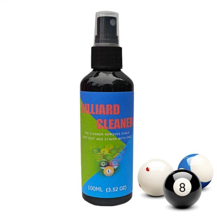100ml Billiard Ball Cleaning Agent Pool Ball Spray Billiard Ball Maintenance Cleaner Pool Ball Polish Agent for Billiard clean