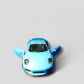 2Pcs blue metal cars for kids diecast cars for kids toy cars for boys collectible metal cars. 