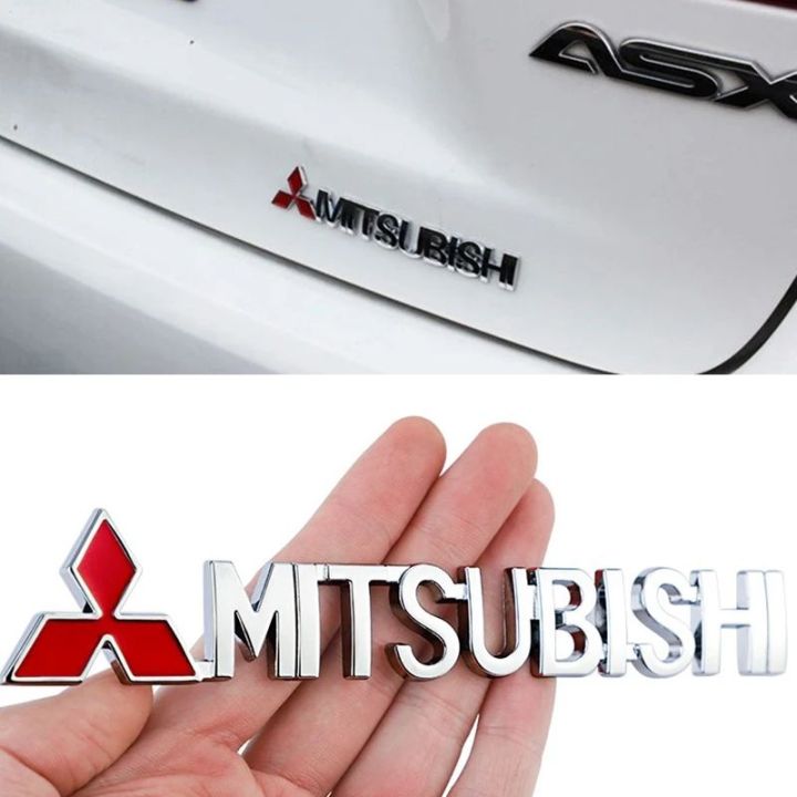 3D%20Metal%20Sticker%20Chrome%20Car%20Body%20Badge%20Trunk%20Emblem%20Car%20Styling%20For%20Mitsubishi%20-%20Image%202