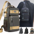 Riding Backpack for Men, Men's Chest Bag, Casual Men's Single Shoulder Bag, Lightweight and Large-Capacity Crossbody Bag. 