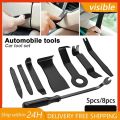 1-8Pcs Car Universal Trim Removal Tool Kit Applicable DVD Repair Tool Dashboard Removal Tool Interior Trim Panel Removal Set. 
