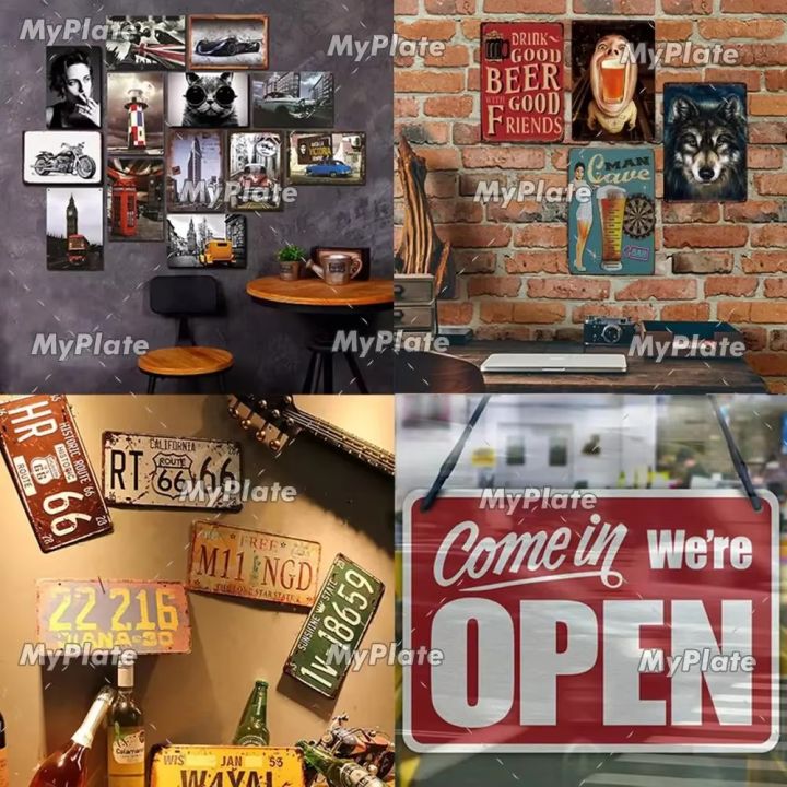 Trendy ACHTUNG HALT War Metal Sign Modern Twist on Vintage War Design, Printed on High Grade Tin, Ideal for Contemporary Pub