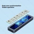 M.2 NVMe SATA SSD Enclosure Visual Smart SSD Case USB 3.2 Gen 2 10Gbps NVMe PCI-E 20Gpbs. 
