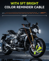 Extractme Motorcycle Alarm Disc Brake Lock Security Moto Wheel Disk Padlock Waterproof 110dB Loud Anti Theft Alarma Motocicleta. 