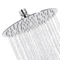 Round Head Shower: 8Inch steel. 