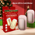 Magnetic rechargeable hand warmer 2-piece set, portable handheld heater, men's technology , essential for winter. 
