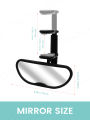 Forward Facing Baby Car Mirror - Clip On Car Mirror for Baby, 100% Shatterproof & Shakeproof, Newborn Essentials.