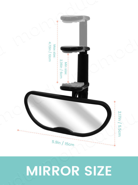Forward%20Facing%20Baby%20Car%20Mirror%20-%20Clip%20On%20Car%20Mirror%20for%20Baby,%20100%25%20Shatterproof%20&%20Shakeproof,%20Newborn%20Essentials%20-%20Image%202