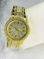 Fashionable Golden Colour Ice Watch For Men& Women. 