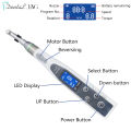 Dental Wireless Endo Motor Smart 9 Programs with LED Lamp and 16:1 Reduction Contra Angle Endodontic Instrument. 
