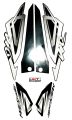 Honda Dio Black White Type 5 Full Sticker. 