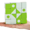 Wooden 3D Puzzles Game Geometric Shape Logic Thinking Educational Toy for Kids Early Learning Intellectual Children's . 