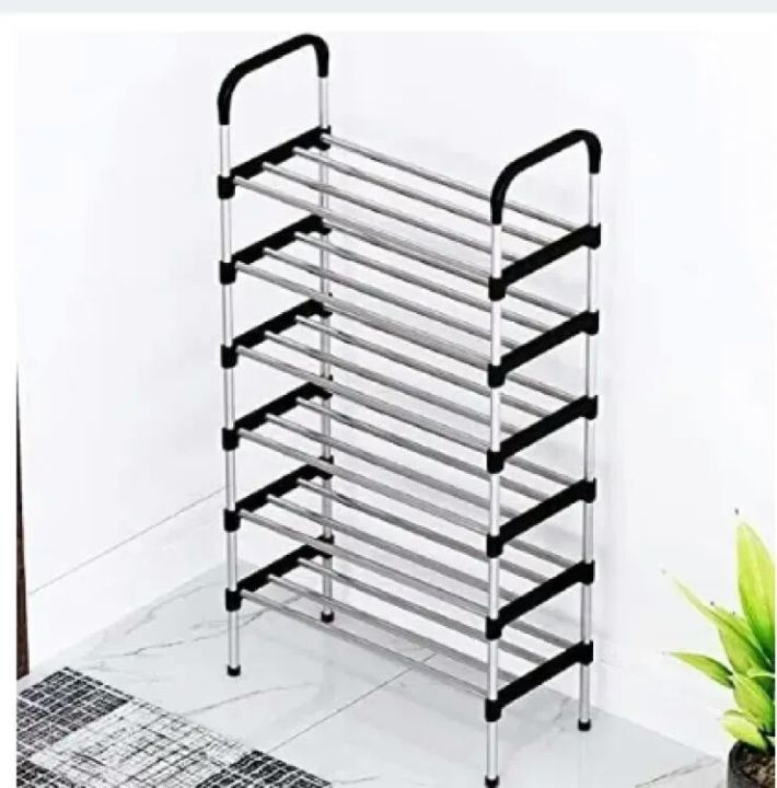 4/5/6 Layer Stainless Steel Layer Shoe Rack