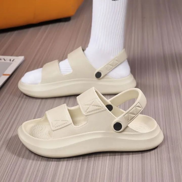2026%20High%20Quality%20Summer%20Fashion%20Solid%20Color%20Convenient%20Men's%20Lightweight%20Slip%20on%20Casual%20Wear%20Resistant%20Large%20Size%20Sandals%20-%20Image%204