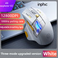 Inphic A9 Explorer V2 Wireless Gaming Mouse 500mA Battery Level Display Ergonomics Bluetooth Office Mouse For PC Laptop. 