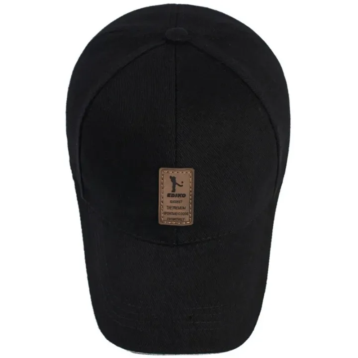 Summer%20Women%20Men%20Structured%20Baseball%20Cap%20Solid%20Cotton%20Adjustable%20Snapback%20Sunhat%20Outdoor%20Sports%20Hip%20Hop%20Baseball%20Hat%20Casquette%20-%20Image%204