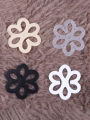 4-color flower shaped underwear anti slip buckle shoulder strap cross strap buckle.