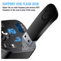 Car MP3 Player Dual USB Fast Charging Charger FM Receiver Bluetooth Compatible 5.0 Transmitter U-Disk Flash Drive Plug Car Kit. 
